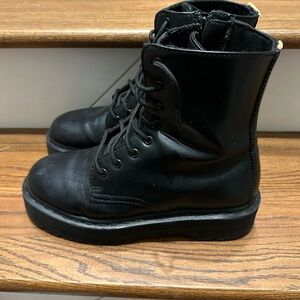 Doc Martens V Jadon II Mono Platform Boots Vegan Black Women’s 9 Men’s 10 READ